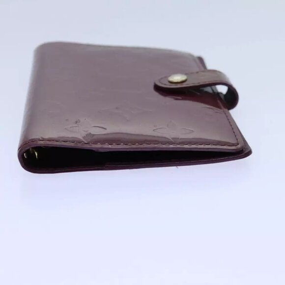 LOUIS VUITTON Vernis Agenda PM Day Planner Cover Violet R21050 LV Auth yk11984 - Picture 3 of 12
